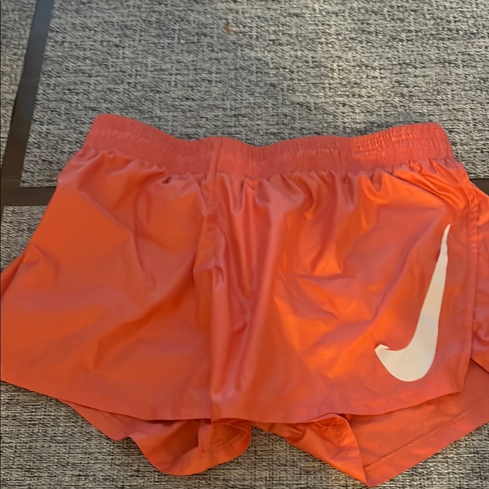 Nike Orange Athletic Shorts